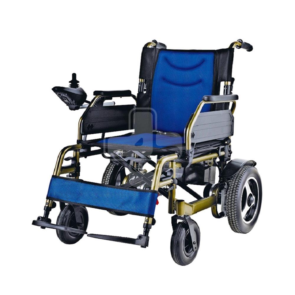 ویلچر برقی تاشو ارزان ویلچر برقی تاشو JTS مدل 112