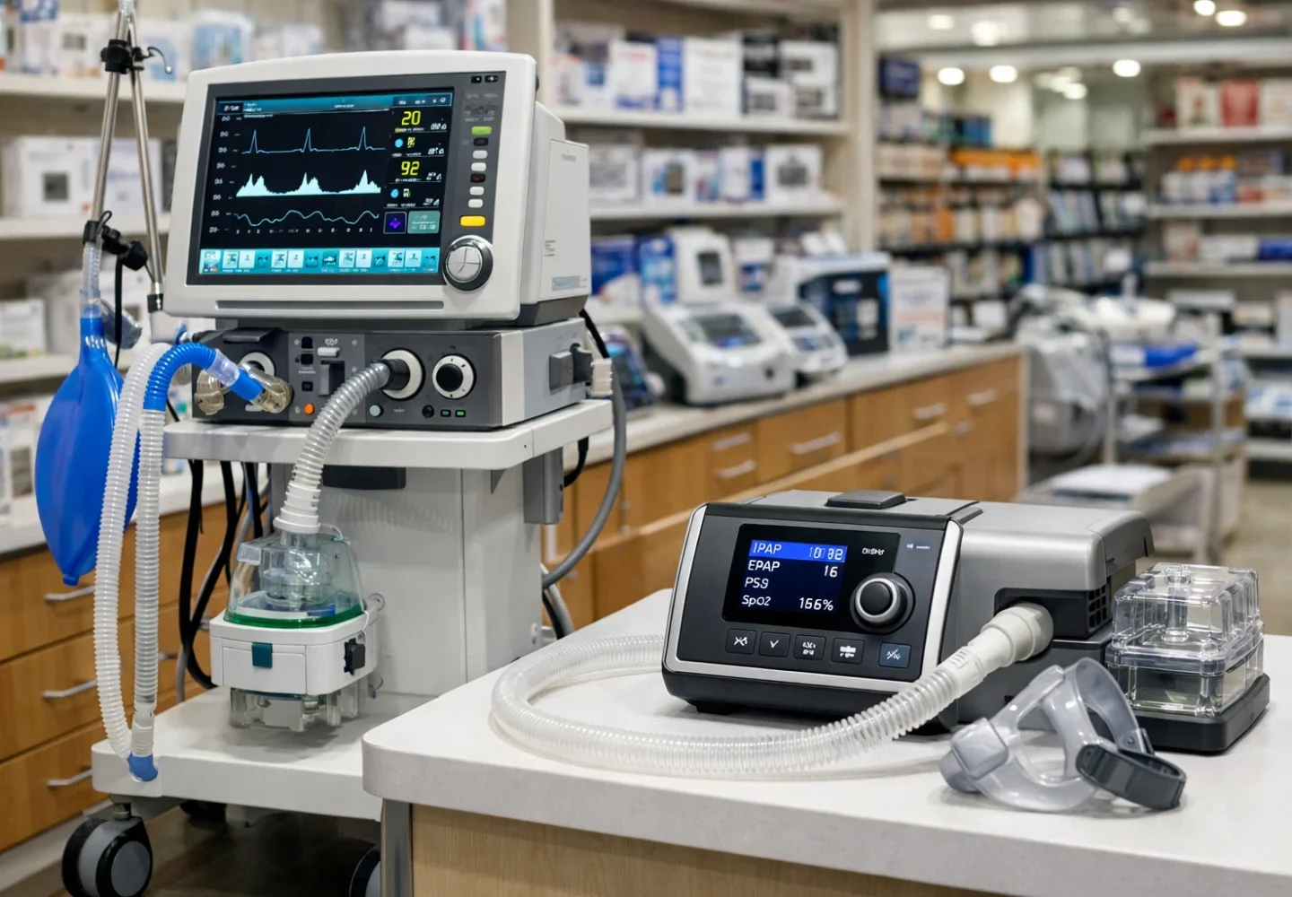 تفاوت بای پپ و ونتیلاتور