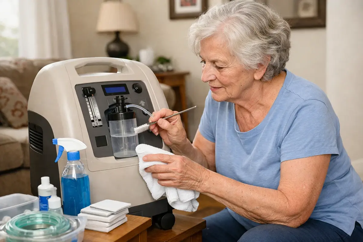 تمیز کردن اکسیژن ساز