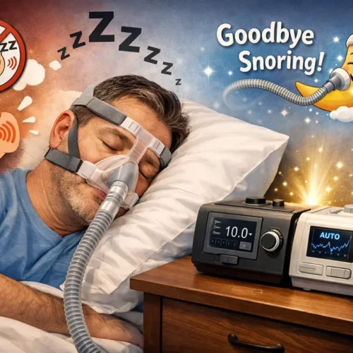 درمان خروپف با دستگاه سی پپ و اتو سی پپ