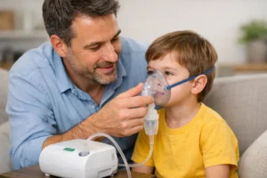 طرز استفاده از دستگاه نبولایزر کودکان